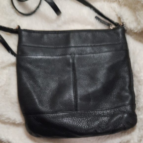 Calvin Klein Black Leather Crossbody Bag - Picture 3 of 5
